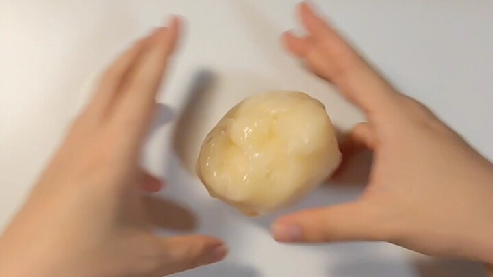 [DIY]Playing with potato-like slime