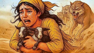 حكاية البنت اليتيمة التي تاجرت بثلاث معزات فلاحقتها الذئاب ثم جعلها الله أغنى فتاة في القرية