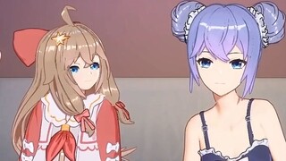 嘉然：“摸！”