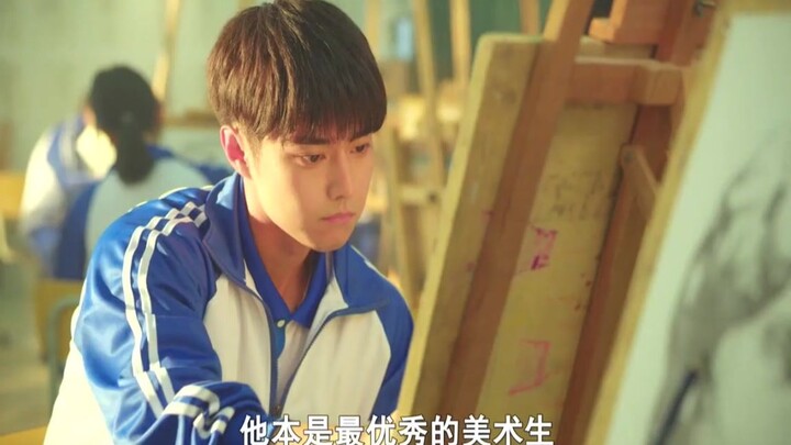 A art exam candidate casually sketched a drawing, yet the teacher immediately spotted that something