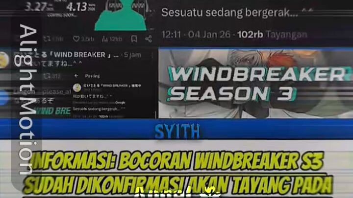 bocoran informasi wind breaker season 3