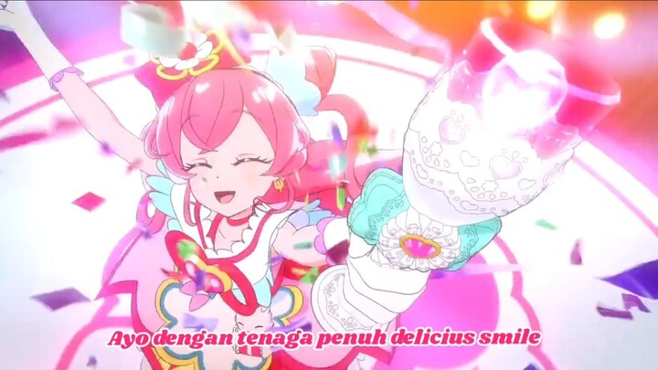 Delicious Party Pretty Cure ending 1 cover bahasa indonesia