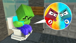 Monster School: Hot vs Cold Food Challenge 😂 Mukbang vs Minecraft | Minecraft Animation