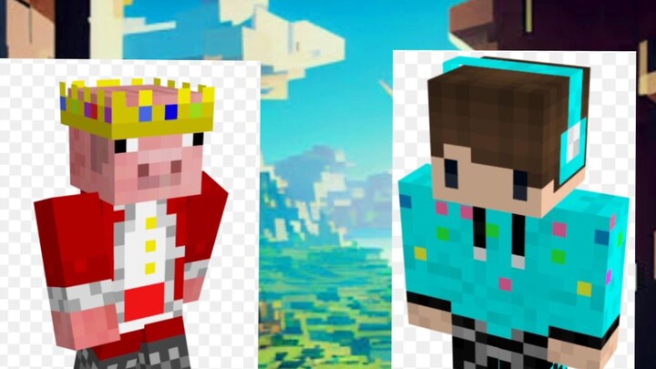 Tecnoblade VS Random karakter YouTubers VS Dream