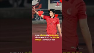 Visual siêu soái của Cho Gue-Sung - Cầu thủ mang áo số 9 của đội tuyển Hàn Quốc tại World Cup 2022