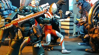 [Film Pendek Animasi] "Pertarungan Gila Monster Arena Ultraman Godzilla Alien Predator!" 》(Animasi g