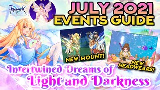 RAGNAROK JULY 2021 EVENTS GUIDE ~ New Headgears & Card + BCC Mount!!