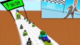 โรงเรียนสัตว์ประหลาด ความท้าทายการแข่งขันเมา ดื่มและวิ่ง - Minecraft Animation