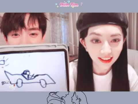 livestream Chu Dực Nhiên x Vương Nhược San vẽ tranh cho đối phương