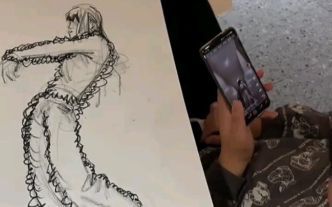 A Sketch Teacher Who Teaches in Reverse