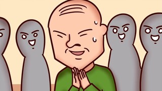 【Onion Man】Pertarungan mesin tembak paling kuat 2.0｜Animasi patung pasir｜Onion dan Awen