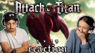 A FEMALE TITAN?! Attack on Titan Episode 17 REACTION! | 1x17