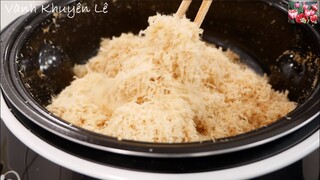 CHÀ BÔNG GÀ, Chỉ cần cho nguyên miếng Thịt Gà lớn vô Nồi là sẽ có Chà Bông Gà/Ruốc Gà by Vanh Khuyen