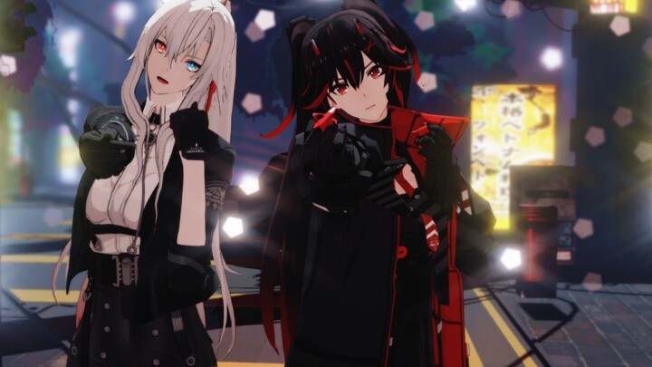 [Zhan Shuang MMD] วิดีโอที่ Bai Mao และ Xiaolu ส่งกลับมาให้ฉันระหว่างการเดินทาง.mp4//ประกายของ Shuan