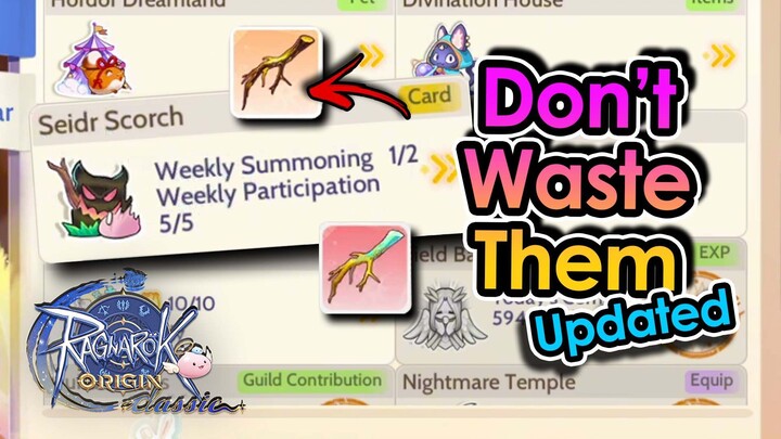 [ROOC] UPDATED! DON'T Waste Your Branches… Seidr Scorch FULL Guide | King Spade