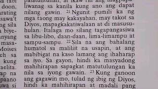 Pang Araw Araw na Talata.               Exodus 18:21-23