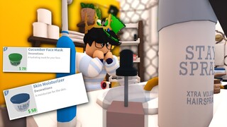 BLOXBURG MORNING NIGHT SKINCARE ROUTINE WITH THE NEW UPDATE ITEMS