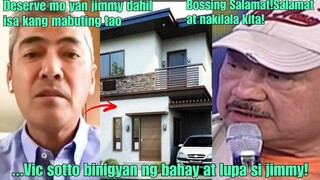 Vic sotto Sinurpresa ng bahay at lupa si Jimmy santos Matapos ang   nakakapanglumong Sinapit nito!