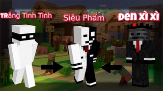 Minecraft Nhưng Xuất Hiện Cặp Đôi Đen Xì Xì Và Trắng Tinh Tinh 😍