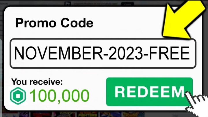 This *SECRET* Promo Code Gives FREE ROBUX! (Roblox November 2023)