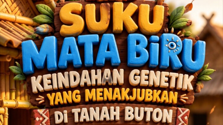 SUKU MATA BIRU KEINDAHAN GENETIK YANG MENAKJUBKAN DI TANAH BUTON