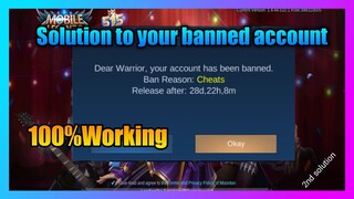 How To Unban Your Mobile Legends Account 2020