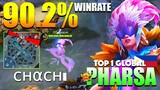 Pharsa 90.2% WinRate! Fully Map Controlled | Top 1 Global Pharsa Gameplay By ᴄʜαᴄʜı ~ MLBB