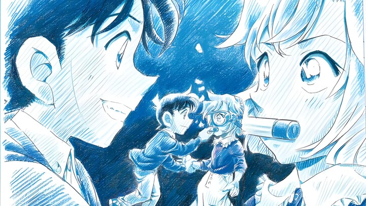 [Kudo Shinichi & Miyano Shiho / Shinshi] Kudo Shinichi passionately sings "Miss Mystery" for Miyano 