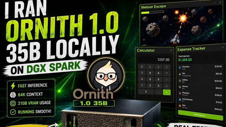I Ran Ornith 1.0 35B Locally… The Results Surprised Me