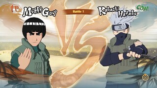 Might Guy vs Kakashi Hatake Konoha Jonin Tournament