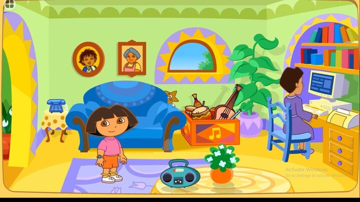 Dora the Explorer: La Casa de Dora Flash Games Full Longplay