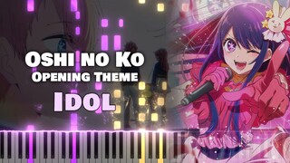 [Piano] My child OP "Idol / IDOL / アイドル" YOASOBI (short board)