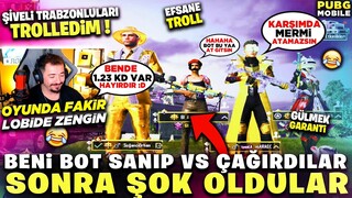 BENİ BOT SANIP VS ÇAĞIRDILAR 😂 ŞOKA UĞRADILAR - PUBG MOBİLE TROLL