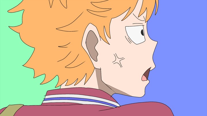 Gambarin Hinata yg kesal karena diejek seenaknya oleh Tanaka (dijadikan 3D)