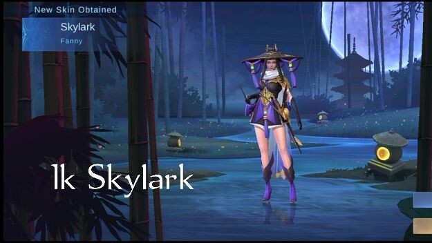 Fanny Skylark 1k+ moonton ano to