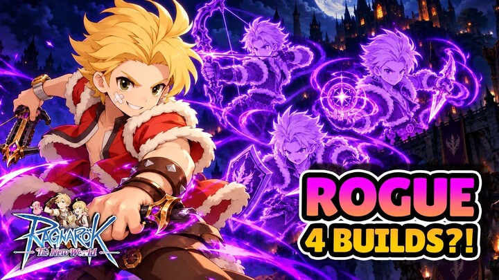 [RONW] Rogue Has Up to 4 Builds?! All Skills, Copy & Gear Special Effects Explained | King Spade