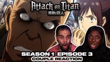 Keith Shadis v. Potato Girl - Attack On Titan Season 1 Episode 3 Couple Reaction