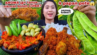 AYAM SERUNDENG SAMBEL GOANG 50 CABE RAWIT LALAPAN MENTAH JENGKOL PETE LABU SIAM