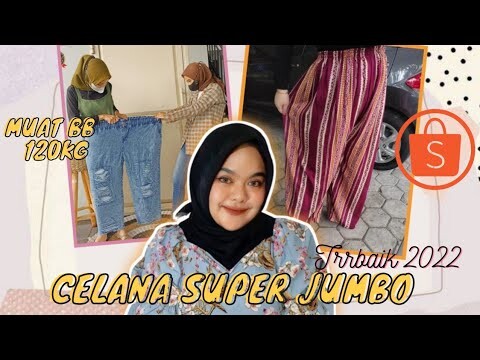 OOTD KULOT RAYON JEANS DENIM JUMBO 60RIBUAN || SHOPEE 2.2 COD SALE