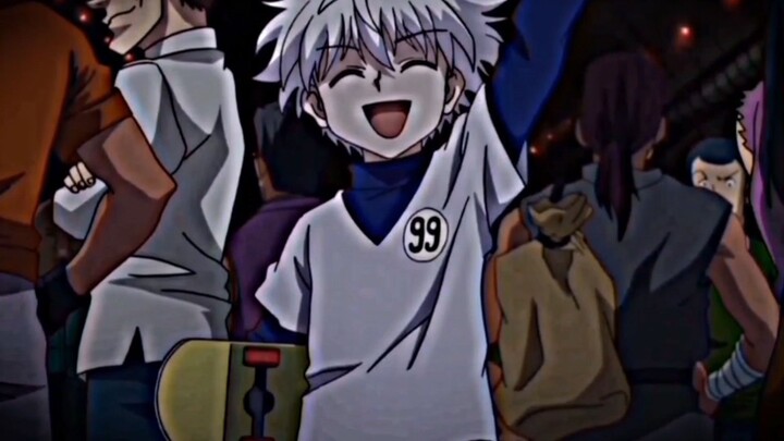 rambut putih gantengnya killua