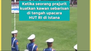 Pesta rakyat HUT ke-80 RI berlangsung meriah di Monas, Jakarta, Minggu (17/8/2025). Presiden Prabowo