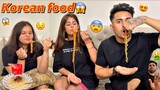 Trying KOREAN FOOD For The First Time with Girls 😍🤮😭 | In India 🇮🇳 |