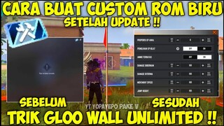 SETELAH UPDATE❗CARA MEMBUAT CUSTOM ROOM BIRU CRAFTLAND GLOO WALL UNLIMITED !! - GARENA FREE FIRE