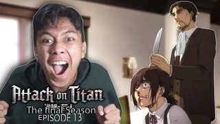Bunuh GABI!! | ATTACK ON TITAN SEASON 4 EPISODE 13  INDONESIA REACTION
