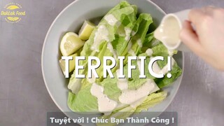 Cách làm món ăn ngon mỗi ngày | Sốt caesar thuần chay | Món Chay ăn ngon  |Vegan caesar sauce | Food