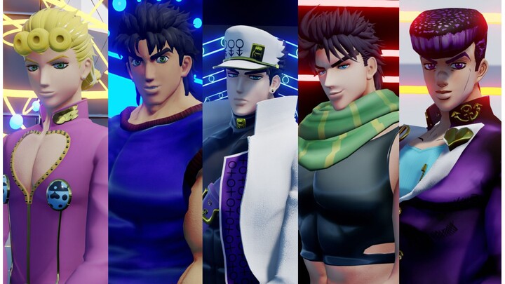 [JOJO][MMD] Our Qiao family has been dancers for generations--DUN DUN