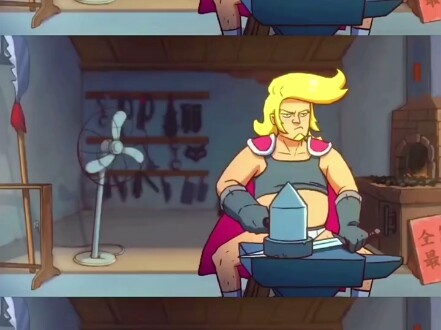 只攻不防都是骗人的魔刀千刃就保护了梅小姐