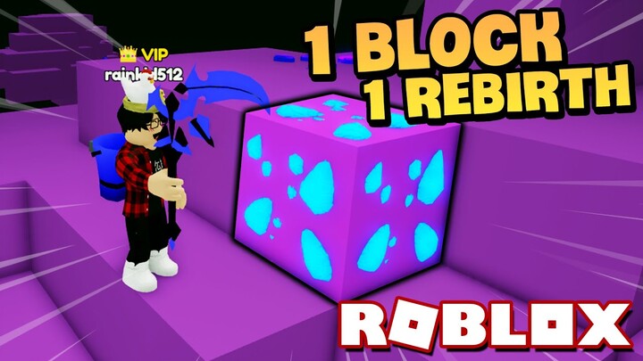 Roblox - Liệu Chỉ Đào 1 Block Là Có Thể Rebirth Trong Mining Simulator 2?