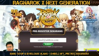 BARU TUTUP & DI RELEASE ULANG + EMBEL2 NFT, PRE REG SEKARANG! Ragnarok Labyrinth NFT PART#1