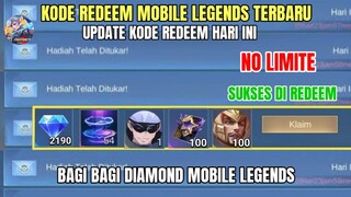 BARU! 2 KODE REDEEM ML TERBARU KODE REDEEM MOBILE LEGENDS HARI INI UPDATE JUNI 2024